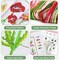 3 Pieces Cross Stitch Bookmark Kits, DIY Stamped Embroidery Bookmark Kit for Beginner Flower Patterns 14 Count Crossstitch Projects for Book Lovers